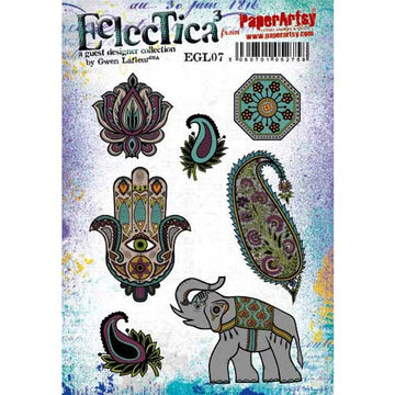Eclectica Stamp Collection #7 by Gwen Lafleur, India