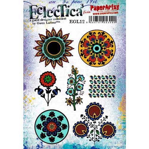 Eclectica Stamp Collection #12 by Gwen Lafleur, Suzani Motifs