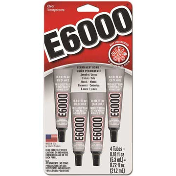 E6000, mini tubes