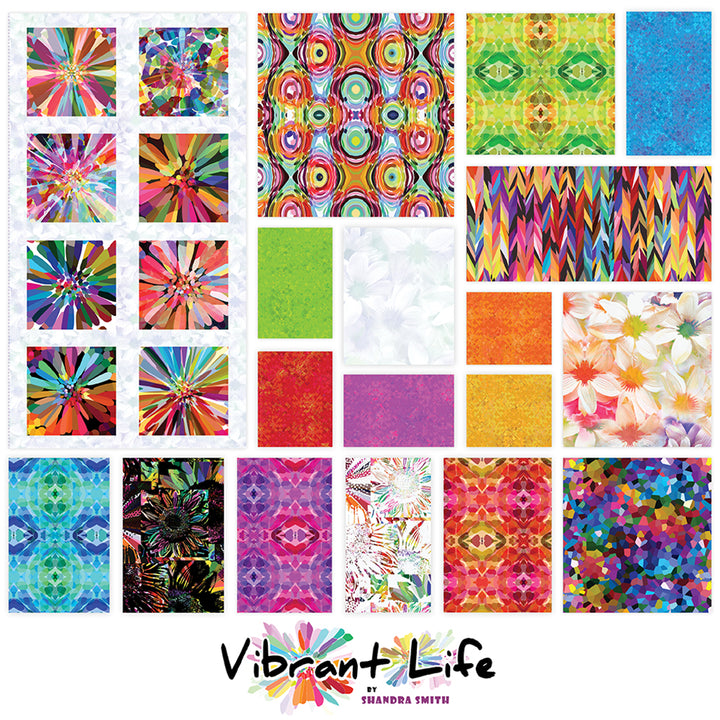 Vibrant Life Fat Quarter Pack (17 prints)