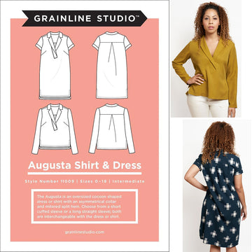 Grainline Augusta Shirt & Dress (size 0-18)