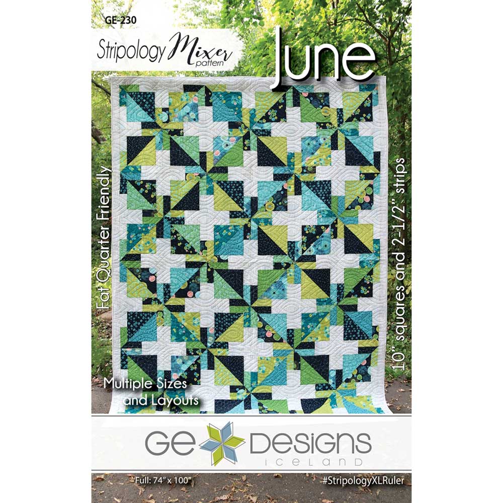June, Stripology Mixer Pattern by GE Designs
