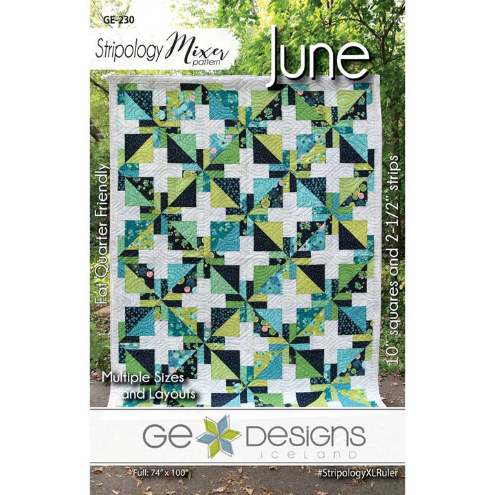 June, Stripology Mixer Pattern by GE Designs