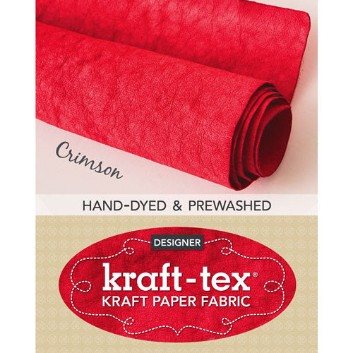 Kraft-Tex Kraft Paper Fabric, Crimson