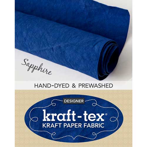 Kraft-Tex Kraft Paper Fabric, Sapphire