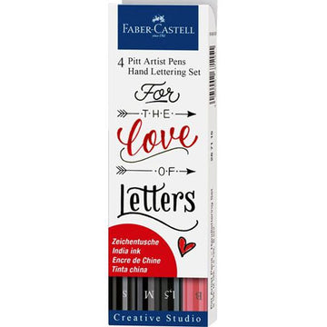 Love Letters Hand Lettering Pitt Artist Pens, 4 pk