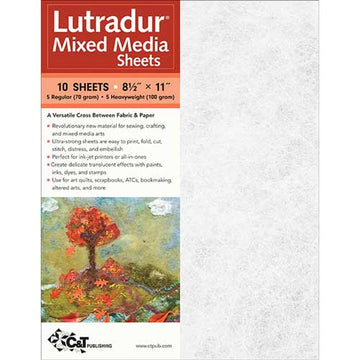 Lutradur Mixed Media Sheets, pack of 10