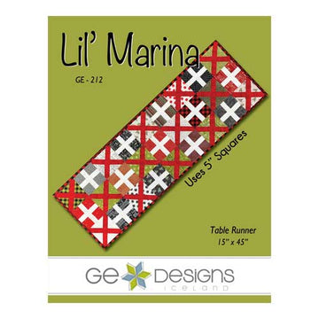 Lil' Marina Quilted Table Runner pattern by GE Designs