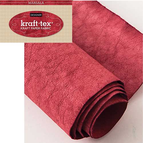 Kraft-Tex Kraft Paper Fabric, Marsala