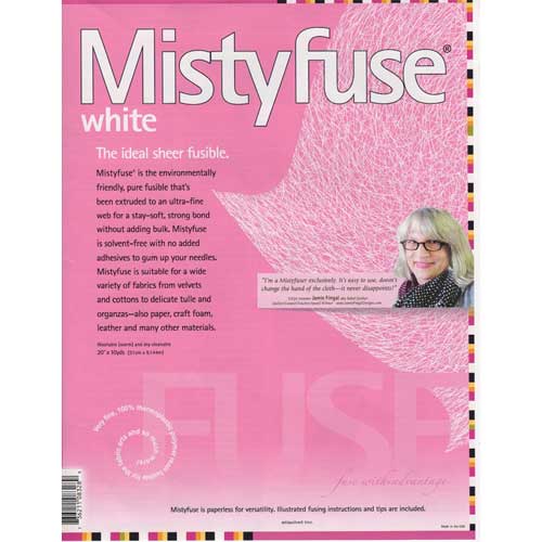 Mistyfuse Fusible Lightweight Webbing: White (10 yards)
