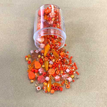 Orange Bead Mix