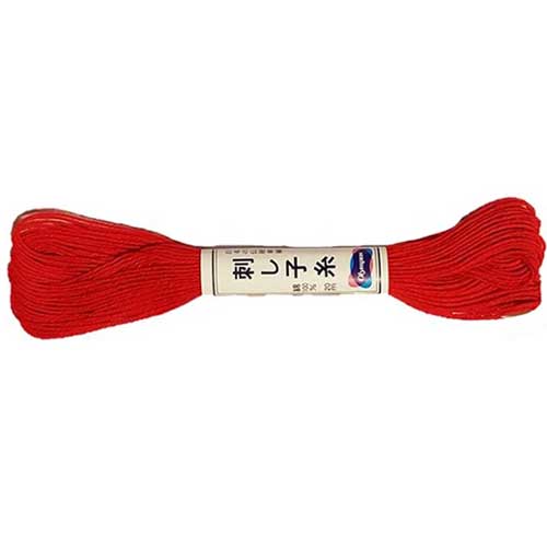 Red Sashiko Thread, #15
