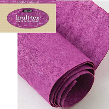 Kraft-Tex Kraft Paper Fabric, Radiant Orchid
