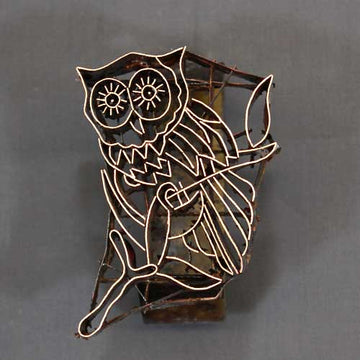 Owl Handmade Indonesian Copper Tjap