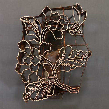 Peony Handmade Indonesian Copper Tjap