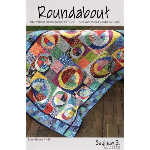 Roundabout Quilt Pattern, Saginaw St Quilts