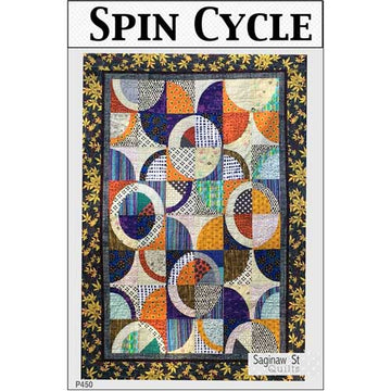 Spin Cycle Quilt Pattern, Saginaw St Quilts